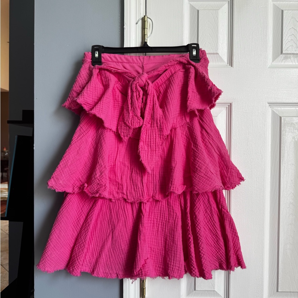 Pink Ruffled Dress - VENUS - Picture 4 of 4